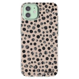 Átlátszó szilikon tok az alábbi mobiltelefonokra Apple iPhone 12 Pro - Dots