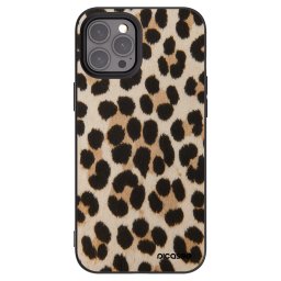 Fekete szilikon tok az alábbi mobiltelefonokra Apple iPhone 12 Pro Max - Brown Tiger