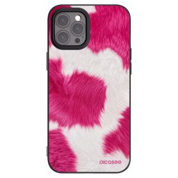 Fekete szilikon tok az alábbi mobiltelefonokra Apple iPhone 12 Pro Max - Pink Moo