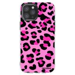 Átlátszó szilikon tok az alábbi mobiltelefonokra Apple iPhone 12 Pro Max - Pink Tiger