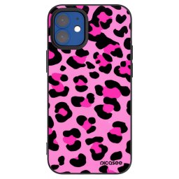 Fekete szilikon tok az alábbi mobiltelefonokra Apple iPhone 12 mini - Pink Tiger