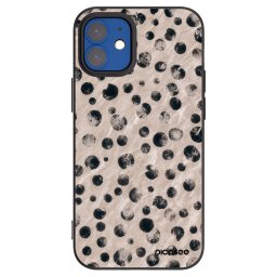 Fekete szilikon tok az alábbi mobiltelefonokra Apple iPhone 12 mini - Inked
