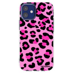 Átlátszó szilikon tok az alábbi mobiltelefonokra Apple iPhone 12 mini - Pink Tiger