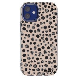 Átlátszó szilikon tok az alábbi mobiltelefonokra Apple iPhone 12 mini - Dots