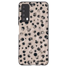 Fekete szilikon tok az alábbi mobiltelefonokra Huawei P Smart 2021 - Inked