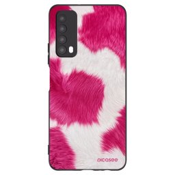 Fekete szilikon tok az alábbi mobiltelefonokra Huawei P Smart 2021 - Pink Moo