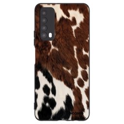 Fekete szilikon tok az alábbi mobiltelefonokra Huawei P Smart 2021 - Rust