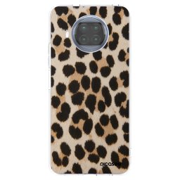 Átlátszó szilikon tok az alábbi mobiltelefonokra Xiaomi Mi 10T Lite - Brown Tiger