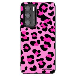 Fekete szilikon tok az alábbi mobiltelefonokra Huawei P40 - Pink Tiger