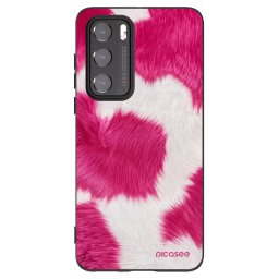Fekete szilikon tok az alábbi mobiltelefonokra Huawei P40 - Pink Moo