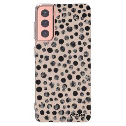 Átlátszó szilikon tok az alábbi mobiltelefonokra Samsung Galaxy S21 5G G991B - Dots