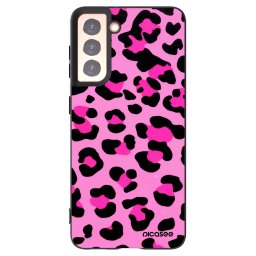 Fekete szilikon tok az alábbi mobiltelefonokra Samsung Galaxy S21 5G G991B - Pink Tiger