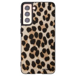 Fekete szilikon tok az alábbi mobiltelefonokra Samsung Galaxy S21 5G G991B - Brown Tiger