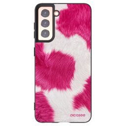 Fekete szilikon tok az alábbi mobiltelefonokra Samsung Galaxy S21 5G G991B - Pink Moo