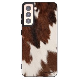 Fekete szilikon tok az alábbi mobiltelefonokra Samsung Galaxy S21 5G G991B - Rustica
