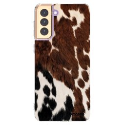 Átlátszó szilikon tok az alábbi mobiltelefonokra Samsung Galaxy S21+ 5G G996F - Rust