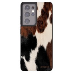 Fekete szilikon tok az alábbi mobiltelefonokra Samsung Galaxy S21 Ultra 5G G998B - Rodeo