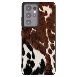 Fekete szilikon tok az alábbi mobiltelefonokra Samsung Galaxy S21 Ultra 5G G998B - Rust