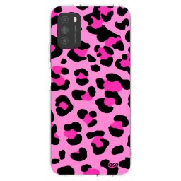 Átlátszó szilikon tok az alábbi mobiltelefonokra Xiaomi Poco M3 - Pink Tiger