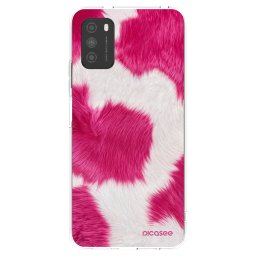 Átlátszó szilikon tok az alábbi mobiltelefonokra Xiaomi Poco M3 - Pink Moo