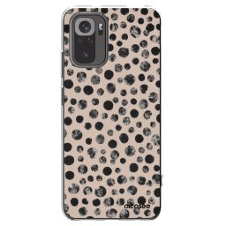 Átlátszó szilikon tok az alábbi mobiltelefonokra Xiaomi Redmi Note 10 - Dots