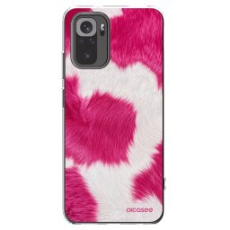 Átlátszó szilikon tok az alábbi mobiltelefonokra Xiaomi Redmi Note 10 - Pink Moo