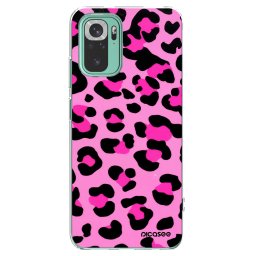 Átlátszó szilikon tok az alábbi mobiltelefonokra Xiaomi Redmi Note 10 Pro - Pink Tiger