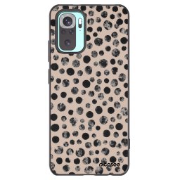 Fekete szilikon tok az alábbi mobiltelefonokra Xiaomi Redmi Note 10 Pro - Dots
