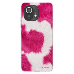 Átlátszó szilikon tok az alábbi mobiltelefonokra Xiaomi Mi 11 - Pink Moo