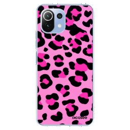 Átlátszó szilikon tok az alábbi mobiltelefonokra Xiaomi Mi 11 Lite - Pink Tiger