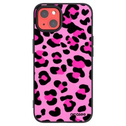 Fekete szilikon tok az alábbi mobiltelefonokra Apple iPhone 13 - Pink Tiger