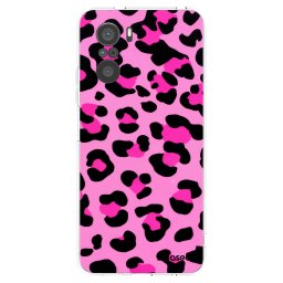 Átlátszó szilikon tok az alábbi mobiltelefonokra Xiaomi Poco F3 - Pink Tiger