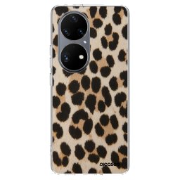 Átlátszó szilikon tok az alábbi mobiltelefonokra Huawei P50 - Brown Tiger