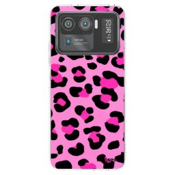 Átlátszó szilikon tok az alábbi mobiltelefonokra Xiaomi Mi 11 Ultra - Pink Tiger