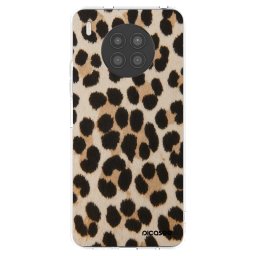 Átlátszó szilikon tok az alábbi mobiltelefonokra Huawei Nova 8i - Brown Tiger