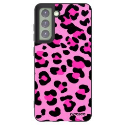 Fekete szilikon tok az alábbi mobiltelefonokra Samsung Galaxy S21 FE 5G - Pink Tiger