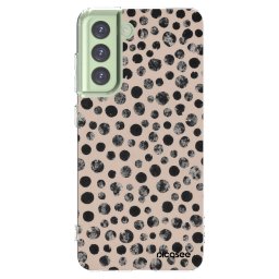 Átlátszó szilikon tok az alábbi mobiltelefonokra Samsung Galaxy S21 FE 5G - Dots
