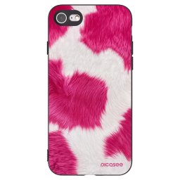 Fekete szilikon tok az alábbi mobiltelefonokra Apple iPhone SE 2022 - Pink Moo