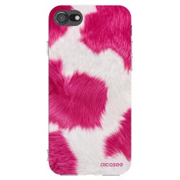 Átlátszó szilikon tok az alábbi mobiltelefonokra Apple iPhone SE 2022 - Pink Moo