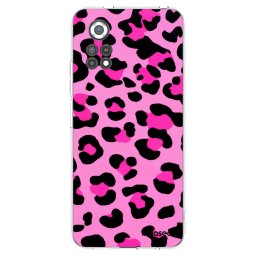 Átlátszó szilikon tok az alábbi mobiltelefonokra Xiaomi Poco X4 Pro 5G - Pink Tiger
