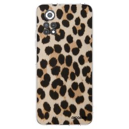 Átlátszó szilikon tok az alábbi mobiltelefonokra Xiaomi Poco X4 Pro 5G - Brown Tiger