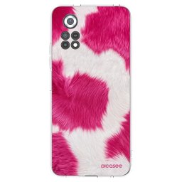 Átlátszó szilikon tok az alábbi mobiltelefonokra Xiaomi Poco X4 Pro 5G - Pink Moo