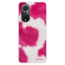 Átlátszó szilikon tok az alábbi mobiltelefonokra Huawei Nova 9 SE - Pink Moo