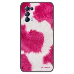 Fekete szilikon tok az alábbi mobiltelefonokra OPPO Reno 5 5G - Pink Moo