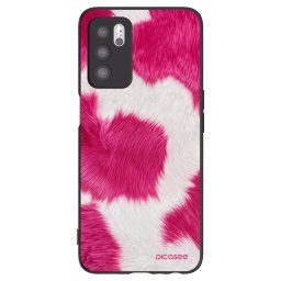 Fekete szilikon tok az alábbi mobiltelefonokra OPPO A16 - Pink Moo