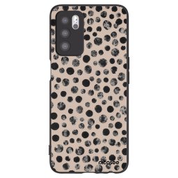 Fekete szilikon tok az alábbi mobiltelefonokra OPPO A16s - Dots