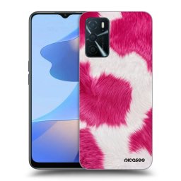 Fekete szilikon tok az alábbi mobiltelefonokra OPPO A16s - Pink Moo