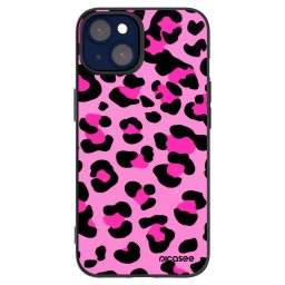 Fekete szilikon tok az alábbi mobiltelefonokra Apple iPhone 14 - Pink Tiger