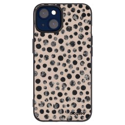 Fekete szilikon tok az alábbi mobiltelefonokra Apple iPhone 14 - Dots