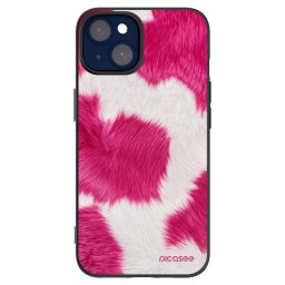 Fekete szilikon tok az alábbi mobiltelefonokra Apple iPhone 14 - Pink Moo